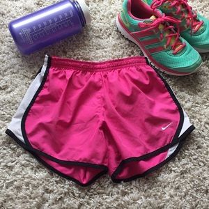 Pink Nike Dri-Fit Running Shorts